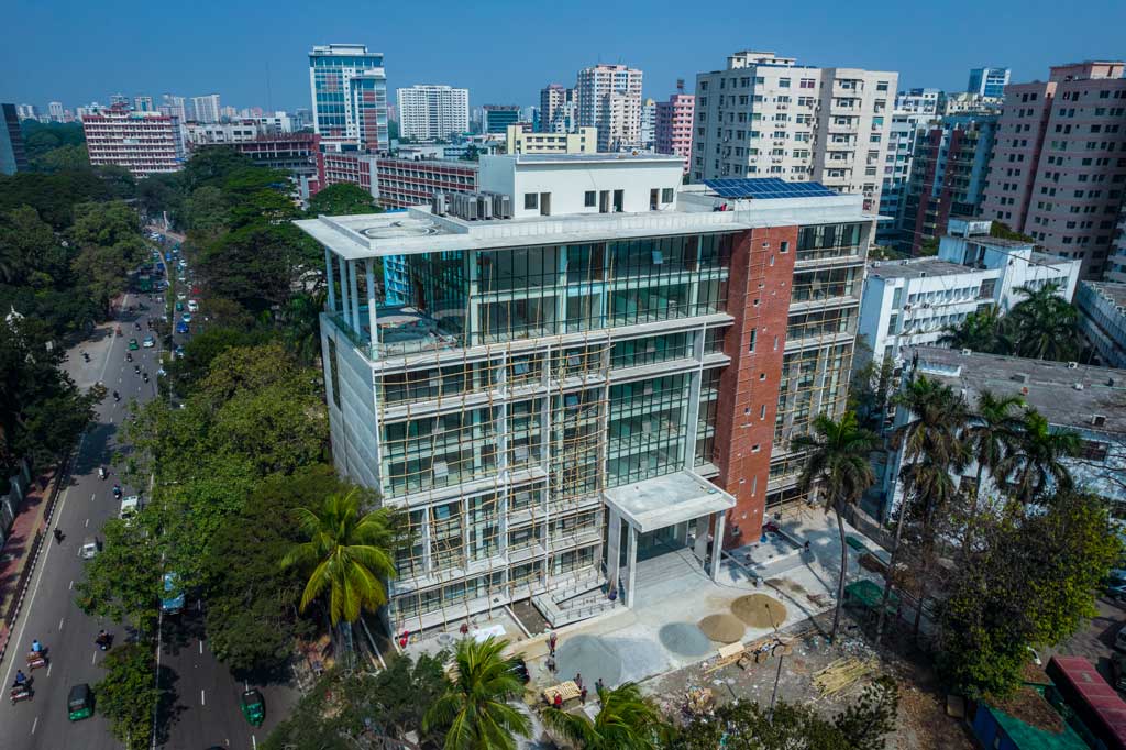 Construction of 8-storied Building at Foreign Ministry